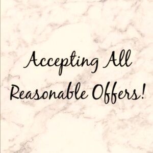 All offers are welcome 🙏